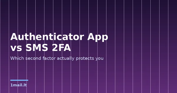 Authenticator App vs SMS 2FA: Which One Is Actually Safer?