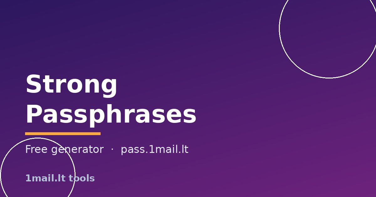 How to Create a Strong Passphrase You Can Actually Remember