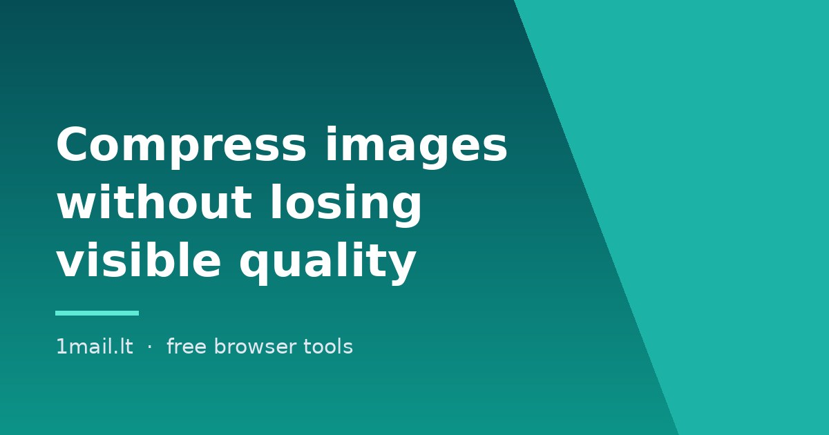 How to Compress an Image Without Losing Quality